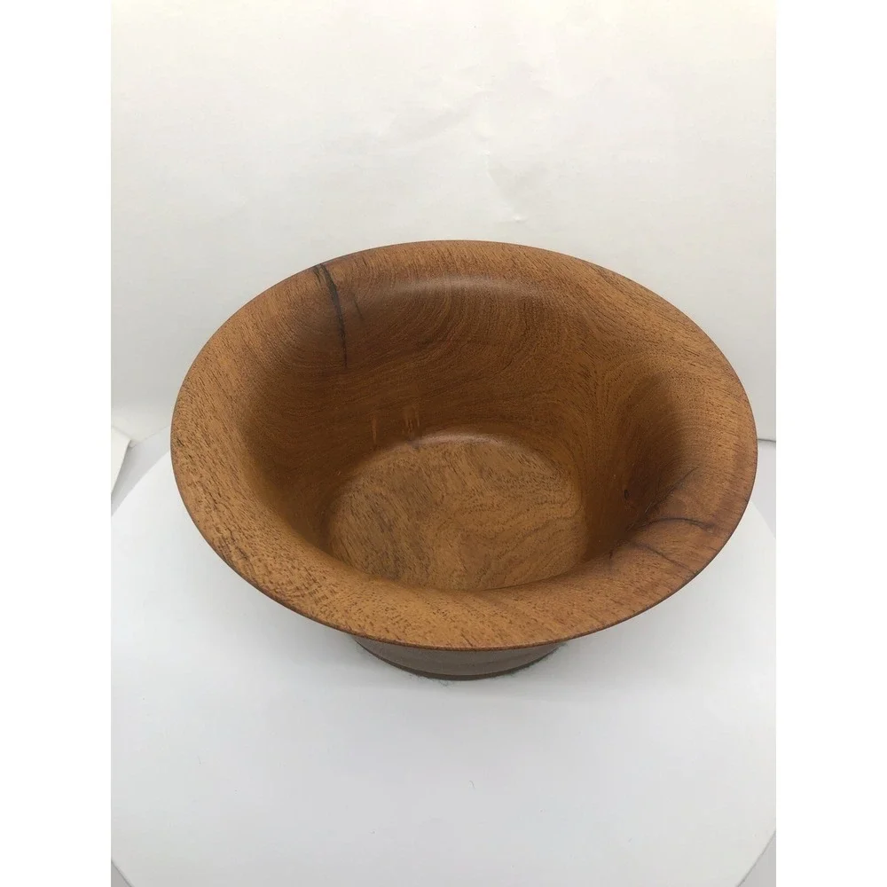 Hand Carved Wood Bowl 3
